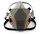 3M 6000 Drop Down Series 6200DD Gray Medium Thermoplastic Elastomer Half Mask Facepiece Respirator - 051138-66373