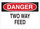 Brady B-401 Polystyrene Rectangle White Stop Signs, Traffic Control Signs & Banners Sign - 10 in Width x 7 in Height - 23043