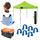 Ergodyne Chill-Its 6672 Heat Stress Prevention & Recovery Station Kit - 720476-12344