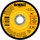 Dewalt Cutoff Wheel 26631 - Type 27 (Depressed Center) - 4 in - Aluminum Oxide