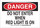 Brady B-401 Polystyrene Rectangle White Door Sign - 14 in Width x 10 in Height - 124741
