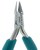 Excelta Two Star 2876EHT Semi-Flush Cutting Plier - Steel - 4.25 in - EXCELTA 2876EHT
