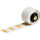 Brady PTL-19-427-OR Die-Cut Printer Label Roll - 1 in x 1 in - Vinyl - Clear / Orange - B-427 - 18644