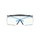 3M SecureFit 3700 Series SF3701XASGAF-BLU OTG Safety Glasses, Scotchgard Anti-Fog Clear Lens - Blue Temples, Brow Guard, Alternate Fit