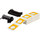 Brady PTLEP-169-593-YL Die-Cut Printer Label Roll - 1.8 in x 1.8 in - Polyester - Yellow - B-593 - 89907