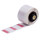 Brady PTL-19-427-RD Die-Cut Printer Label Roll - 1 in x 1 in - Vinyl - Clear / Red - B-427 - 18650
