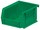 Akro-Mils Akrobin 10 lb Green Industrial Grade Polymer Hanging / Stacking Storage Bin - 5 3/8 in Length - 4 1/8 in Width - 3 in Height - 1 Compartments - 30210 GREEN