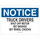Brady B-120 Fiberglass Reinforced Polyester Rectangle White Truck Driver Instruction Sign - 14 in Width x 10 in Height - 73424