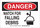 Brady B-302 Polyester Rectangle White Equipment Safety Sign - 14 in Width x 10 in Height - Laminated - 127943