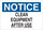 Brady B-302 Polyester Rectangle White Equipment Safety Sign - 14 in Width x 10 in Height - Laminated - 128405
