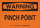 Brady B-302 Polyester Rectangle Orange Equipment Safety Sign - 10 in Width x 7 in Height - Laminated - 127790