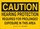 Brady B-401 Polystyrene Rectangle Yellow PPE Sign - 14 in Width x 10 in Height - 33658