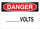 Brady B-120 Fiberglass Reinforced Polyester Rectangle White Electrical Safety Sign - 10 in Width x 7 in Height - 47170