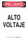 Brady B-555 Aluminum Rectangle White Electrical Safety Sign - 10 in Width x 14 in Height - Language Spanish - 38561