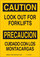 Brady B-302 Polyester Rectangle Yellow Truck & Forklift Warehouse Traffic Sign - 10 in Width x 14 in Height - Laminated - Language English / Spanish - 124000