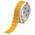 Brady THTEP171-593-.25YL Die-Cut Printer Label Roll - 1.6 in x 0.49 in - Polyester - Yellow - B-593 - 80211