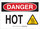 Brady B-120 Fiberglass Reinforced Polyester Rectangle White Equipment Safety Sign - 10 in Width x 7 in Height - 131877