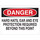 Brady B-120 Fiberglass Reinforced Polyester Rectangle White PPE Sign - 10 in Width x 7 in Height - 75979