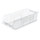 Akro-Mils Akrobin 200 lb Clear Industrial Grade Polymer Stacking Storage Bin - 23 7/8 in Length - 11 in Width - 7 in Height - 1 Compartments - 30286SCLAR
