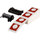 Brady PTLEP-169-593-RD Die-Cut Printer Label Roll - 1.8 in x 1.8 in - Polyester - Red - B-593 - 89906