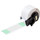 Brady PTL-21-427-GR Die-Cut Printer Label Roll - 1 in x 2 1/2 in - Vinyl - Clear / Green - B-427 - 18513