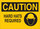 Brady B-555 Aluminum Rectangle Yellow PPE Sign - 14 in Width x 10 in Height - 43470