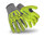 HexArmor Rig Lizard Thin Lizzie 2090X Gray/Yellow 8 Seamless Coated Cut-Resistant Gloves - ANSI A4 Cut Resistance - Sandy Nitrile Palm & Fingers Coating - 2090X-M (8)