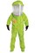 DuPont Tychem 10000 Front Entry Encapsulated Suit Level A TK554TLYMD000100 - Size Medium - Lime Yellow