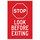 Brady B-302 Polyester Rectangle Stop Signs, Traffic Control Signs & Banners Sign - 12 in Width x 18 in Height - Laminated - 124448