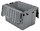 Akro-Mils Keepbox 39120 GREY Attached Lid Container - Gray - Industrial Grade Polymer - 21 1/2 in x 15 in x 12 1/2 in