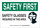 Brady B-302 Polyester Rectangle White PPE Sign - 14 in Width x 10 in Height - Laminated - 123832