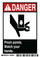 Brady B-302 Polyester Rectangle White Equipment Safety Sign - 3.5 in Width x 5 in Height - Laminated - 83974