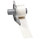 Brady M71-64-427 Die-Cut Printer Label Roll - 1 in x 3.375 in - Vinyl - Clear / White - B-427 - 80071
