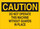 Brady B-401 Polystyrene Rectangle Yellow Equipment Safety Sign - 10 in Width x 7 in Height - 22875