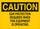 Brady B-120 Fiberglass Reinforced Polyester Rectangle Yellow Equipment Safety Sign - 14 in Width x 10 in Height - 70302
