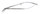 Excelta Two Star 349A Self-Opening Angulated Stainless Steel Scissor - 3 3/4 in - EXCELTA 349A