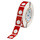 Brady THTEP168-593-.25RD Die-Cut Printer Label Roll - 1.2 in x 1.9 in - Polyester - Red - B-593 - 80260