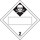 Brady B-120 Fiberglass Reinforced Polyester Square White Truck Placards Sign - 10 3/4 in Width x 10 3/4 in Height - 60407