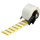 Brady PTLSL-17-473 Die-Cut Printer Label Roll - 1 in x 1/2 in - Polyester - Black on Yellow - B-473 - 18614