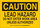 Brady B-401 Polystyrene Rectangle Yellow Hazardous Material Sign - 10 in Width x 7 in Height - 126019