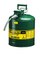 Justrite Accuflow Safety Can 7250420 - Green - 14078