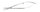 Excelta Two Star 346A Self-Opening Stainless Steel Scissor - 3 3/4 in - EXCELTA 346A