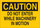 Brady B-401 Polystyrene Rectangle Yellow Equipment Safety Sign - 10 in Width x 7 in Height - 22061