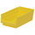 Akro-Mils 128 cu in Yellow Industrial Grade Polymer Shelf Storage Bin - 11 5/8 in Length - 6 5/8 in Width - 4 in Height - 1 Compartments - 30130 YELLOW