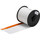 Brady 113224 Printer Label Roll - Vinyl - Orange / White - B-588 - 98586