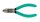 Xcelite by Weller Round Diagonal Steel Cutting Plier - 5 in Length - Foam Cushion Grip - S55N