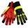 West Chester R2 Safety Rigger 87811 Yellow/Red 2XL Synthetic Cold Condition Gloves - TPR Back of Hand and Fingers Coating - 87811/2XL