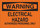 Brady B-120 Fiberglass Reinforced Polyester Rectangle Orange Electrical Safety Sign - 14 in Width x 10 in Height - 69580