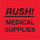 Tape Logic DL1337 Mailing Labels - 4 in x 4 in - Semi-Gloss Coated Paper - Fluorescent Red - 14886