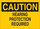Brady B-401 Polystyrene Rectangle Yellow PPE Sign - 10 in Width x 7 in Height - 22407